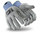 HexArmor 9000 Series 9000 Gray/Blue/Black 10 Seamless Coated Cut-Resistant Gloves - ANSI A7 Cut Resistance - 9009