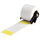 Brady PTL-33-427-YL Die-Cut Printer Label Roll - 1.5 in x 4 in - Vinyl - Clear / Yellow - B-427 - 18527