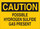 Brady B-401 Polystyrene Rectangle Yellow Chemical Warning Sign - 14 in Width x 10 in Height - 22287