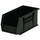 Akro-Mils Akrobin 30 lb Black Hanging / Stacking Storage Bin - 10 7/8 in Length - 5 1/2 in Width - 5 in Height - 1 Compartments - 30230ESD BLACK