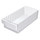 Akro-Mils Akrodrawer 25 lb Clear Polystyrene Shelf Storage Bin - 17 5/8 in Length - 8 3/8 in Width - 4 5/8 in Height - 1 Compartments - 31188CRY