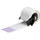 Brady PTL-34-427-PL Die-Cut Printer Label Roll - 1.5 in x 6 in - Vinyl - Clear / Pink - B-427 - 18539