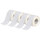 Bradybondz XTHT-55-8423-3 Die-Cut Printer Label Roll - 4 in x 2 in - Polyester - White - B-8423 - 62111