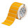 Brady THTEP176-593-.25YL Die-Cut Printer Label Roll - 3 in x 1 in - Polyester - Yellow - B-593 - 80238