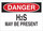 Brady B-120 Fiberglass Reinforced Polyester Rectangle White Hazardous Material Sign - 14 in Width x 10 in Height - 69275