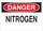 Brady B-302 Polyester Rectangle White Chemical Warning Sign - 14 in Width x 10 in Height - Laminated - 84427