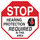 Brady B-401 Polystyrene Octagon White PPE Sign - 18 in Width x 18 in Height - 124551