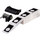 Brady PTLEP-168-593-BK Die-Cut Printer Label Roll - 1.2 in x 1.9 in - Polyester - Black - B-593 - 89899