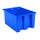 Akro-Mils 35230 Stackable Tote - 2.6 ft, 19.4 gal - Blue - 23 1/2 in x 19 1/2 in x 13 in - 35230 BLUE