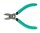 Xcelite by Weller Round Diagonal Steel Cutting Plier - 5 in Length - Foam Cushion Grip - S55NS