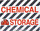 Brady Toughstripe B-534 Polyester Rectangle Black / White Chemical Warning Sign - 18 in Width x 14 in Height - Laminated - 104498