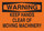 Brady B-120 Fiberglass Reinforced Polyester Rectangle Orange Equipment Safety Sign - 14 in Width x 10 in Height - 69590