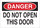 Brady B-401 Polystyrene Rectangle White Door Sign - 10 in Width x 7 in Height - 22525