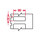 Brady ECL-311-502 Die-Cut Printer Label Roll - 1 in x 0.475 in - Vinyl - White - B-502 - 32357