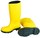 Dunlop Chemical-Resistant Boots 88121 881210700 - Size 7 - Polyurethane - Yellow - 15158
