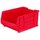 Akro-Mils Akrobin 300 lb Red Industrial Grade Polymer Stacking Storage Bin - 23 7/8 in Length - 18 1/4 in Width - 12 in Height - 1 Compartments - 30289 RED