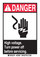 Brady B-302 Polyester Rectangle Electrical Safety Sign - 5 in Width x 3.5 in Height - Laminated - 83967