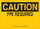 Brady B-401 Polystyrene Rectangle Yellow PPE Sign - 14 in Width x 10 in Height - 131988