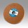3M Scotch-Brite CP-WL Aluminum Oxide Medium Deburring Wheel - Very Fine Grade - Arbor Attachment - 6 in Diameter - 1 in Center Hole - 1 in Thickness - 03269