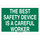 Brady B-120 Fiberglass Reinforced Polyester Rectangle White Safety Awareness Sign - 28 in Width x 20 in Height - 73423