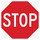 Brady B-959 Aluminum Square Red Stop Signs, Traffic Control Signs & Banners Sign - 12 in Width x 12 in Height - 115589