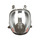 3M 6000 Series 6700 Gray Small Silicone/Thermoplastic Elastomer Full Mask Facepiece Respirator
