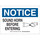 Brady B-302 Polyester Rectangle White Stop Signs, Traffic Control Signs & Banners Sign - 10 in Width x 7 in Height - Laminated - 129539