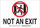Brady B-401 Polystyrene Door Sign - 122558