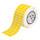 Brady THT-5-8591-10-YL Die-Cut Printer Label Roll - 14 in x 0.5 in - Polyester - Yellow - B-8591 - 58820