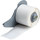 Brady M71-11-427 Die-Cut Printer Label Roll - 0.5 in x 3/4 in - Vinyl - Clear / White - B-427 - 80075