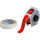 Brady Toughstripe 142166 Printer Label Roll - 1.125 in x 100 ft - Polyester - Red - B-483 - 19078