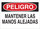 Brady B-302 Polyester Rectangle White Equipment Safety Sign - 10 in Width x 7 in Height - Laminated - Language Spanish - 37719
