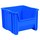 Akro-Mils Stak-N-Store 75 lb Blue Industrial Grade Polymer Stacking Storage Bin - 17 1/2 in Length - 16 1/2 in Width - 12 1/2 in Height - 1 Compartments - 13018 BLUE