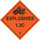 Brady B-120 Fiberglass Reinforced Polyester Square Orange Truck Placards Sign - 10 3/4 in Width x 10 3/4 in Height - 63354