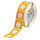 Brady THTEP169-593-.25YL Die-Cut Printer Label Roll - 1.8 in x 1.8 in - Polyester - Yellow - B-593 - 80268