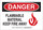 Brady B-401 Polystyrene Rectangle White Flammable Material Sign - 10 in Width x 7 in Height - 15238