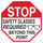 Brady B-401 Polystyrene Octagon White PPE Sign - 18 in Width x 18 in Height - 124543