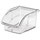 Akro-Mils Insight 10 lb Clear Polycarbonate Hanging / Stacking Storage Bin - 5 3/8 in Length - 4 1/8 in Width - 3 1/4 in Height - 1 Compartments - 305A1