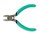 Xcelite by Weller Round Diagonal Semi-Flush Steel Semi-Flush Cutting Plier - 4.5 in Length - Foam Cushion Grip - S54NKS