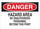 Brady B-120 Fiberglass Reinforced Polyester Rectangle White Hazardous Material Sign - 14 in Width x 10 in Height - 95407