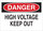 Brady B-120 Fiberglass Reinforced Polyester Rectangle White Electrical Safety Sign - 10 in Width x 7 in Height - 45470