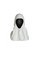 Dupont TY657S WH White Large Tyvec High Density Polyethylene Chemical-Resistant Hood - TY657S LG
