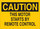 Brady B-120 Fiberglass Reinforced Polyester Rectangle Yellow Equipment Safety Sign - 14 in Width x 10 in Height - 69531