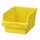Akro-Mils Shelfmax 398 cu in Yellow Shelf Storage Bin - 11 5/8 in Length - 8 3/8 in Width - 6 in Height - 1 Compartments - 30080