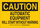 Brady B-401 Polystyrene Rectangle Yellow Equipment Safety Sign - 10 in Width x 7 in Height - 124218