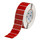 Brady THTEP-173-593-.5RD Die-Cut Printer Label Roll - 2 in x 1 in - Polyester - Red - B-593 - 64424