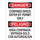 Brady B-302 Polyester Rectangle White Confined Space Sign - 14 in Width x 14 in Height - Laminated - Language English / Spanish - 90803