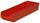 Akro-Mils 346 cu in Red Industrial Grade Polymer Shelf Storage Bin - 23 5/8 in Length - 8 3/8 in Width - 4 in Height - 1 Compartments - 30184 RED