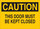 Brady B-302 Polyester Rectangle Yellow Door Sign - 14 in Width x 10 in Height - Laminated - 84715