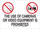 Brady B-401 High Impact Polystyrene Rectangle White No Camera Sign - 14 in Width x 10 in Height - 95423